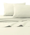 Tribeca Living 300 Thread Count Cotton Percale Extra Deep Pocket Queen Sheet Set Bedding In Ivory