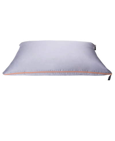 Solid8 Comfort Zip Down Alternative Allergen Barrier Pillow, King In Gray