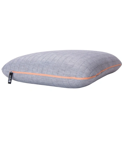 Solid8 Air Cell Foam Down Alternative Instacool Pillow, Jumbo In Gray