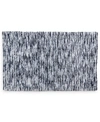 Hotel Collection Textured Stripe Bath Rug, 22" X 36", Exclusively At Macy's In Blue