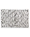 Hotel Collection Textured Stripe Bath Rug, 22" X 36", Created For Macy's Bedding In Grey