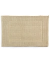 Hotel Collection Striped Woven Bath Rug, 18" X 26", Created For Macy's Bedding In Blanched Almond