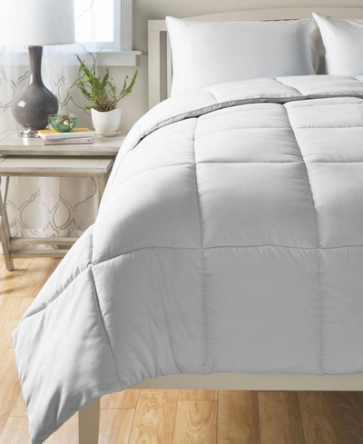 Cheer Collection All Season Down Alternative Hypoallergenic Queen Comforter In White