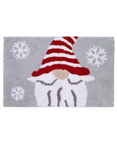 Avanti Christmas Gnomes Holiday Bath Rug, 20" X 30" In Multi