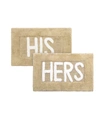 Jean Pierre Cotton 2-piece Bath Rug Set Bedding In Taupe