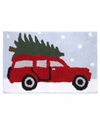 AVANTI STATION WAGON HOLIDAY PRINTED ACCENT RUG, 20" X 30"