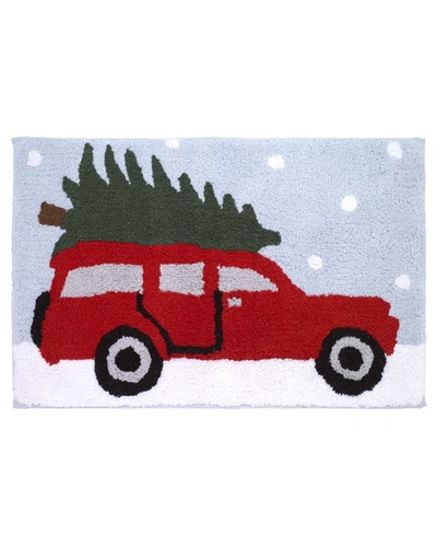 Avanti Station Wagon Holiday Printed Accent Rug, 20" X 30" In Multi