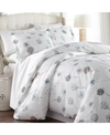 Southshore Fine Linens Luxury Dandelion Dreams 3-pc. Duvet Cover Set, King/california King In White