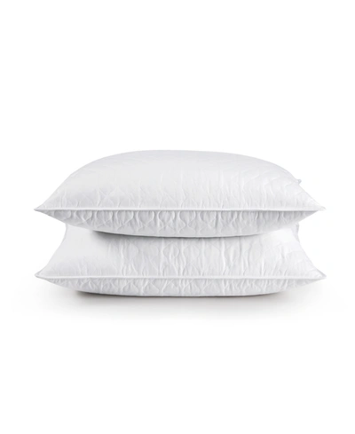 Unikome Quilted Goose Feather Bed Pillows, King, 2-piece In White