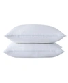 UNIKOME 2 PIECE STRIPED BED PILLOWS, QUEEN