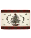 Spode Tartan Bath Rug, 20" X 30" In Multi