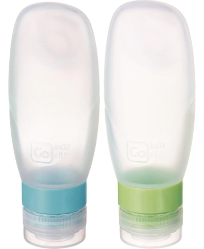 Go Travel Squeezy Bottles In Set Of Blue/ Green