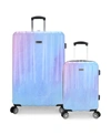 Traveler's Choice Ruma Ii Hardside 2 Piece Luggage Set In Twinkle Lilac