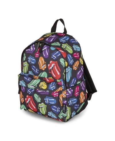 Rolling Stones The Core Collection Backpack With Top Zippered Main Opening In Multi