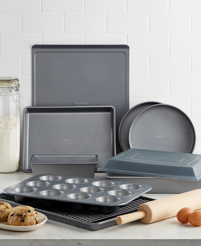 Calphalon Nonstick 10 Piece Bakeware Set In Silver