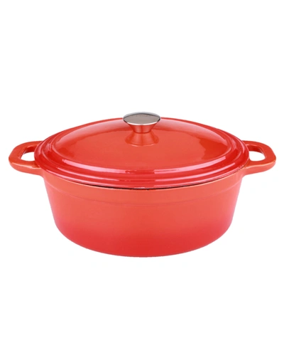 BERGHOFF NEO RED 8 QT. OVAL CAST IRON CASSEROLE