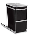 Simplehuman Under-the-counter 30 Liter Pull Out Trash Can In Chrome/bla