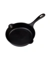 VICTORIA 6.5 INCH MINI CAST IRON SKILLET. SMALL FRYING PAN SEASONED