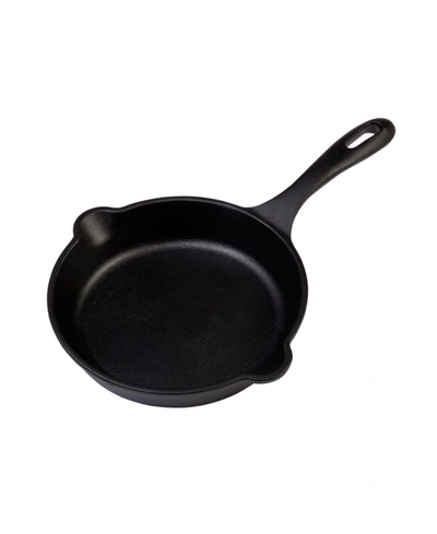 Victoria 6.5 Inch Mini Cast Iron Skillet. Small Frying Pan Seasoned In Black