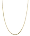 GIANI BERNINI GIANI BERNINI 20" SNAKE CHAIN NECKLACE IN 18K GOLD OVER STERLING SILVER, CREATED FOR MACY'S