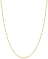 Giani Bernini Thin Rope Chain Necklace 16 24 1.5mm In 18k Gold Plate Over Sterling Silver Or Sterling Silver Creat In Gold Over Silver