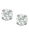 Macy's Children's 14k Gold Earrings, Cubic Zirconia Accents