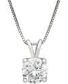 Grown With Love Igi Certified Lab Grown Diamond Solitaire 18" Pendant Necklace (1 Ct. T.w.) In 14k White Gold Or 14k In White Gold