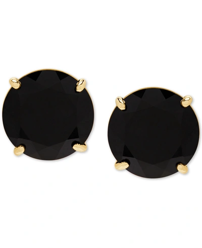 Macy's Onyx (9mm) Stud Earrings In 14k Gold