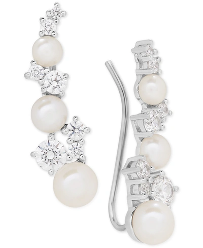 Arabella Cultured Freshwater Pearl (3-1/2 In Silver