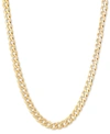 Giani Bernini Flat Curb Link 22" Chain Necklace (5mm) In 18k Gold-plated Sterling Silver Or Sterling Silver In Gold Over Silver