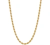 Giani Bernini Rope Link 24" Chain Necklace In 18k Gold-plated Sterling Silver In Gold Over Silver