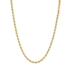 Giani Bernini Rope 18" Chain Necklace In 18k Gold-plated Sterling Silver In Gold Over Silver
