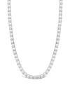 STERLING FOREVER WOMEN'S INTERLOCKING CURB CHAIN NECKLACE