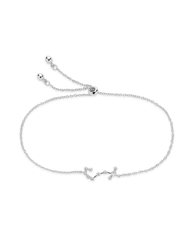 Sterling Forever Women's Scorpio Constellation Bracelet In Silver