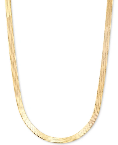 Giani Bernini Herringbone Link 20" Chain Necklace (4.5mm) In 18k Gold-plated Sterling Silver