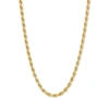 Giani Bernini Rope Link 24" Chain Necklace In 18k Gold-plated Sterling Silver In Gold Over Silver