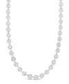 Sterling Forever Women's Mini Round Disk Chain Necklace In Silver