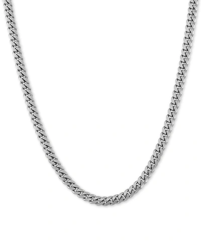 Giani Bernini Curb Link 24" Chain Necklace In Sterling Silver Or 18k Gold-plated Over Sterling Silver