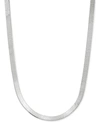 Giani Bernini Herringbone Link 18" Chain Necklace In Sterling Silver In Silver