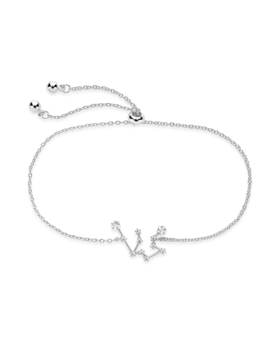 Sterling Forever Women's Aquarius Constellation Bracelet In Silver
