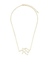 Sterling Forever Women's When Stars Align Constellation Necklace In 14k Gold Plate In K Gold Plated