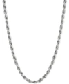 Giani Bernini Rope Link 18" Chain Necklace In Sterling Silver In Silver