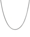 Giani Bernini Rounded Box Link 18" Chain Necklace In Sterling Silver Or 18k Gold-plated Over Sterling Silver In Silver