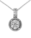 Effy Collection Bouquet By Effy Diamond Circle Cluster Pendant (3/8 Ct. T.w.) In 14k White Or Yellow Gold In White Gold