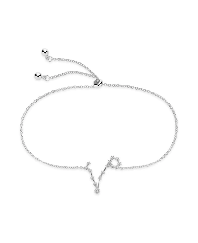 Sterling Forever Women's Pisces Constellation Bracelet In Pisces Silver