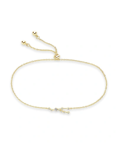 Sterling Forever Women's Taurus Constellation Bracelet In Cancer Gold-plated