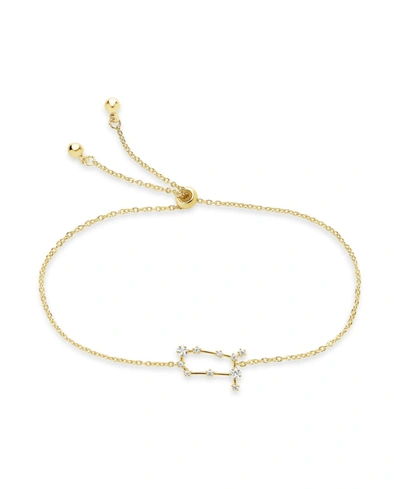 Sterling Forever Women's Gemini Constellation Bracelet In Gemini Gold-plated