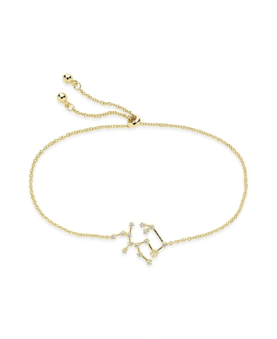 Sterling Forever Women's Sagittarius Constellation Bracelet In K Gold Plated