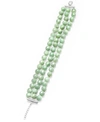 MACY'S JADE TRIPLE ROW STATEMENT BRACELET IN STERLING SILVER