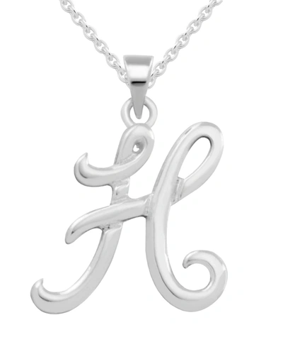 Giani Bernini Capital Initial Pendant In Sterling Silver